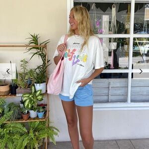 The Beach Club The More Self Love Tee NWT